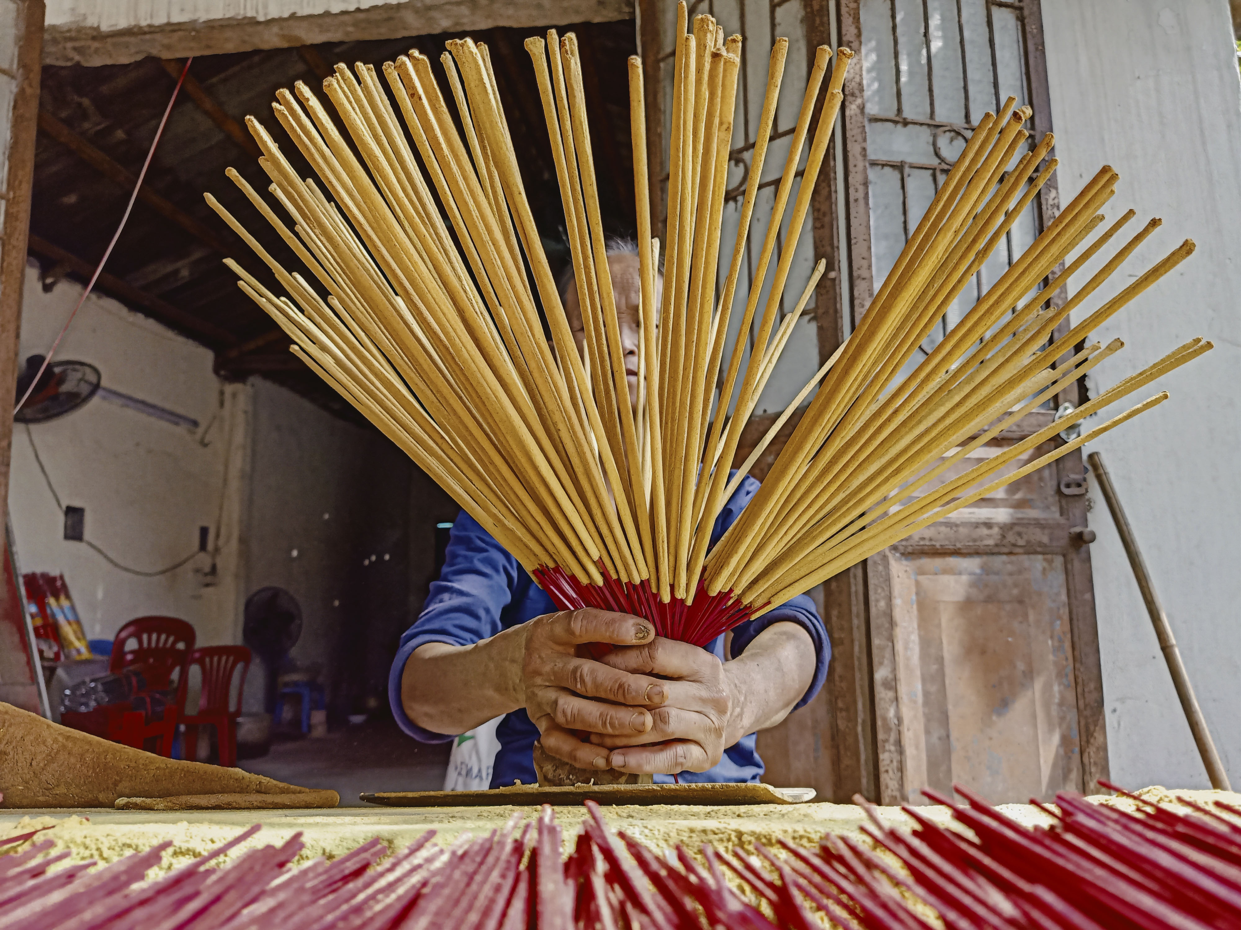 Ve nha don Tet anh 1