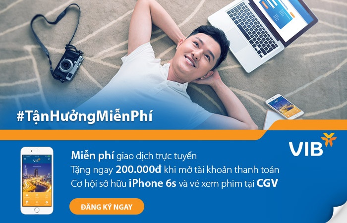 Mien phi giao dich, nhan qua gia tri voi ngan hang so MyVIB hinh anh