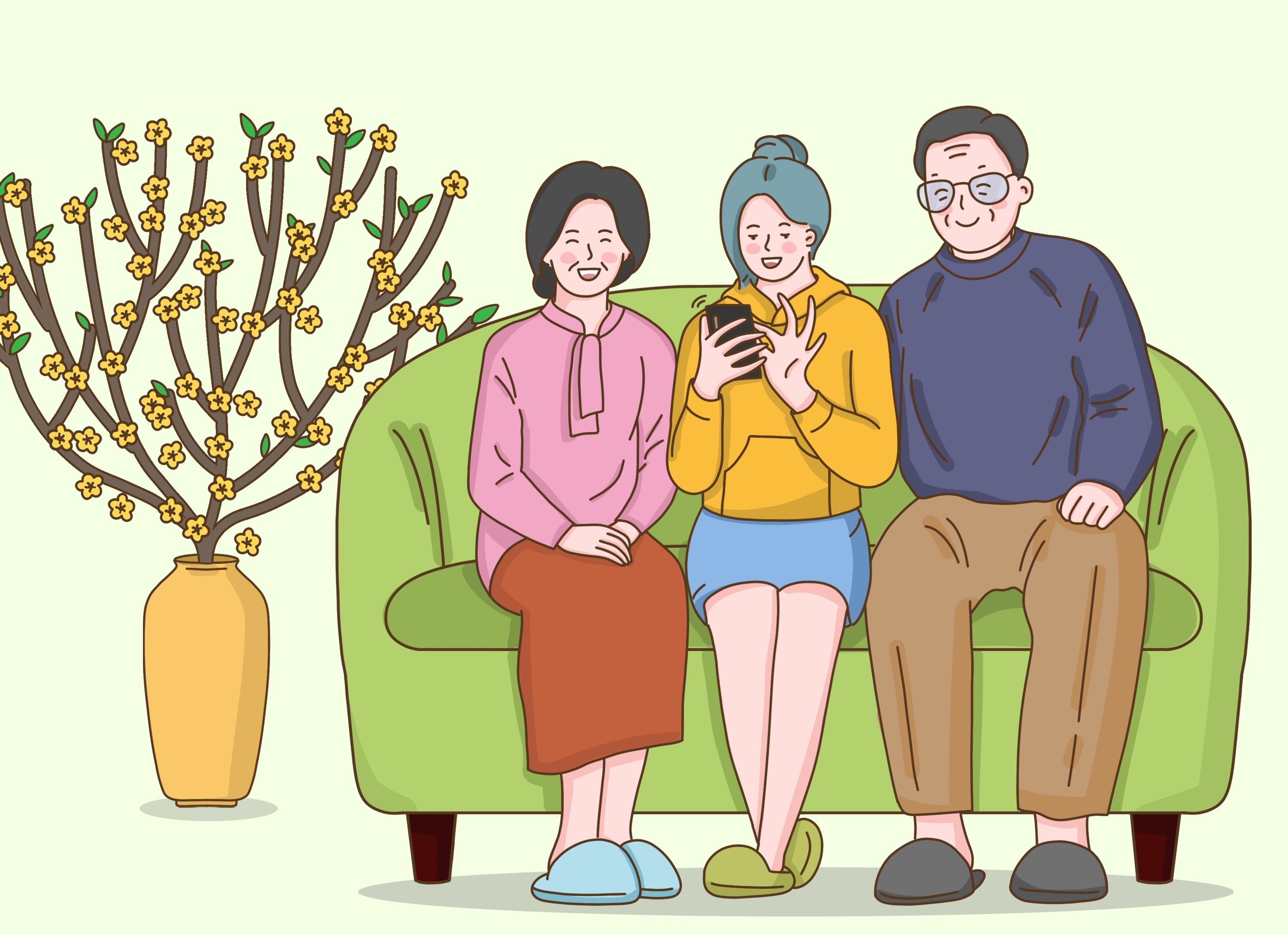 7 sac thai cam xuc cua nguoi lan dau sam Tet online hinh anh