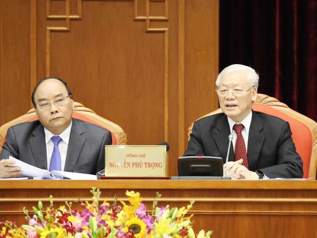 Lanh dao Dang, Nha nuoc du hoi nghi Trung uong 10 hinh anh