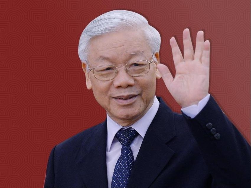 Thong diep cua Tong bi thu o Hoi nghi Trung uong 10 hinh anh