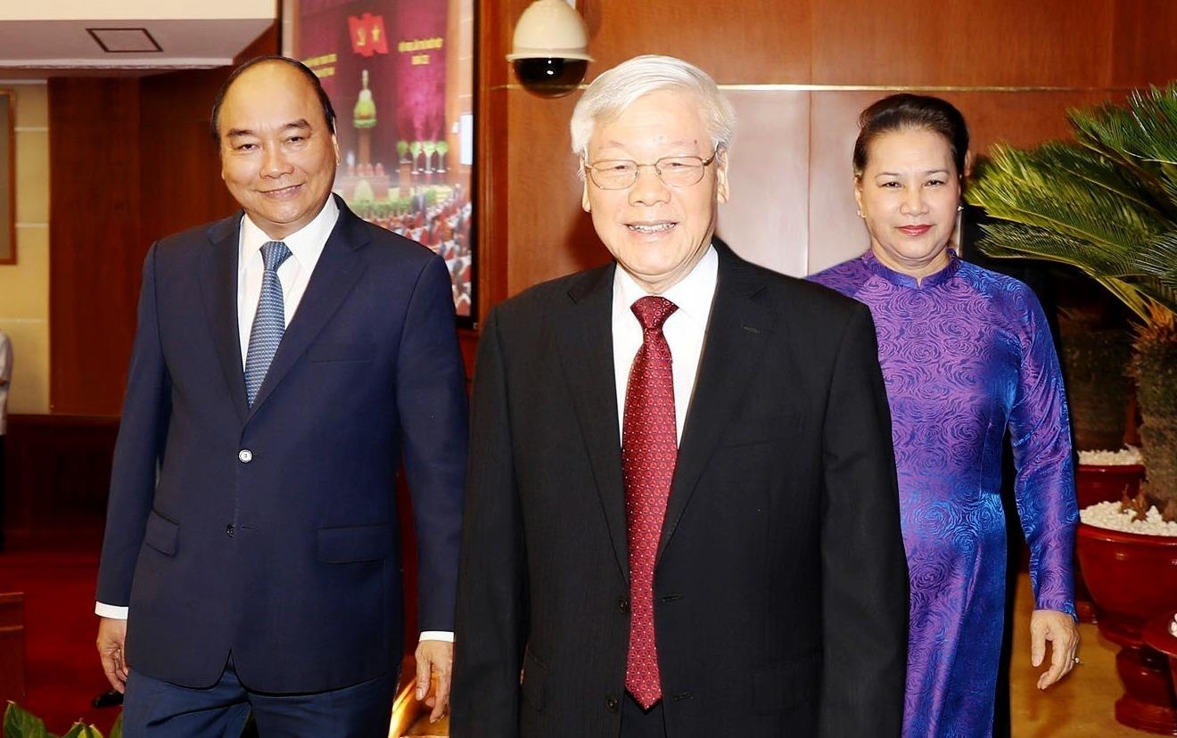 Lanh dao Dang, Nha nuoc du Hoi nghi Trung uong 11 hinh anh