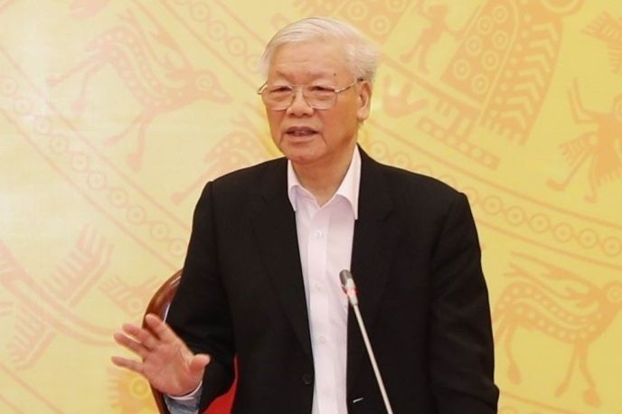 Tong bi thu, Chu tich nuoc Nguyen Phu Trong chu tri hop Bo Chinh tri hinh anh