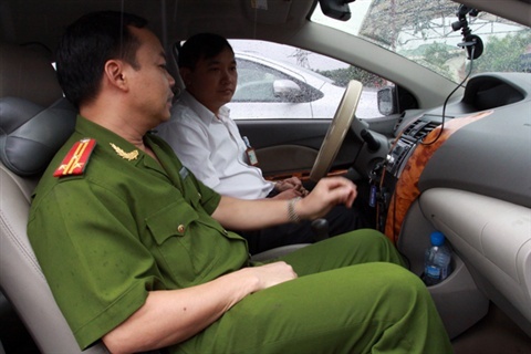 Bo Cong an phan bac viec gianh quyen quan ly sat hach lai xe hinh anh