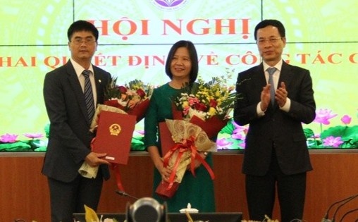 Bo Thong tin Truyen thong bo nhiem hang loat can bo cap cuc, vu hinh anh