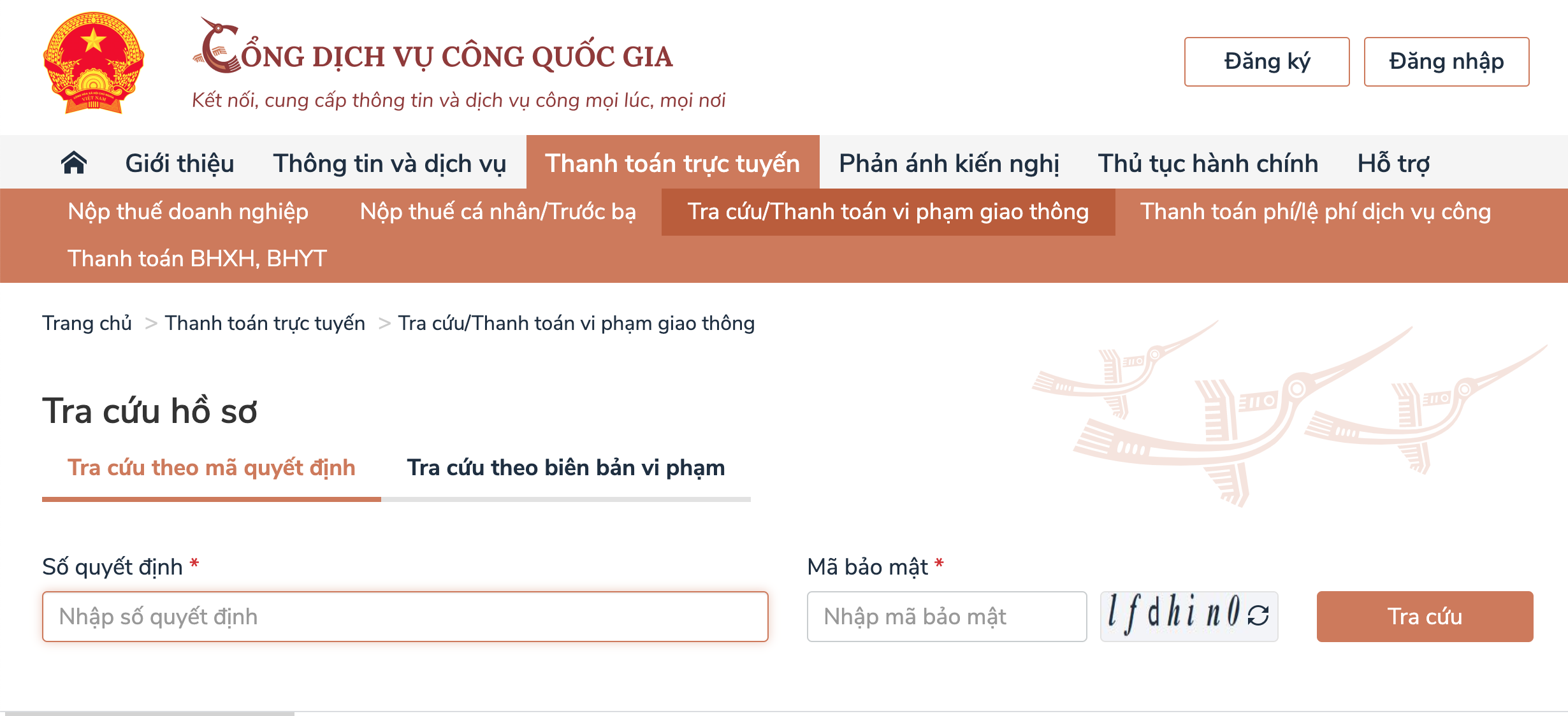 ngoi nha nop phat vi pham giao thong anh 1