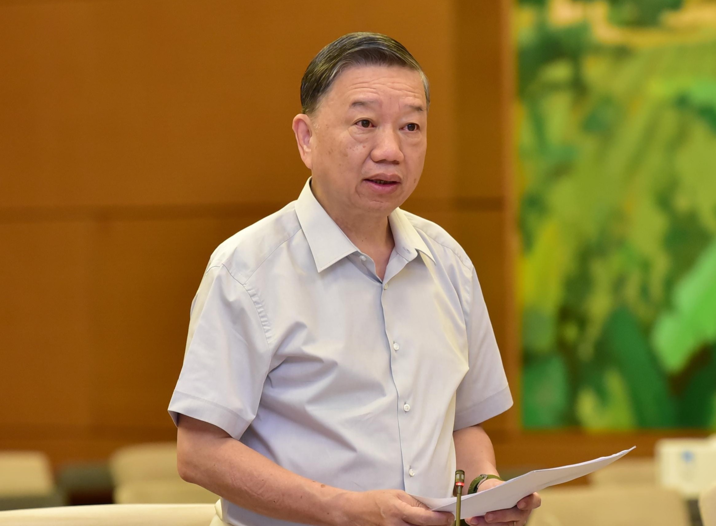 Bo truong Cong an giai trinh viec thanh lap du luat moi anh 3