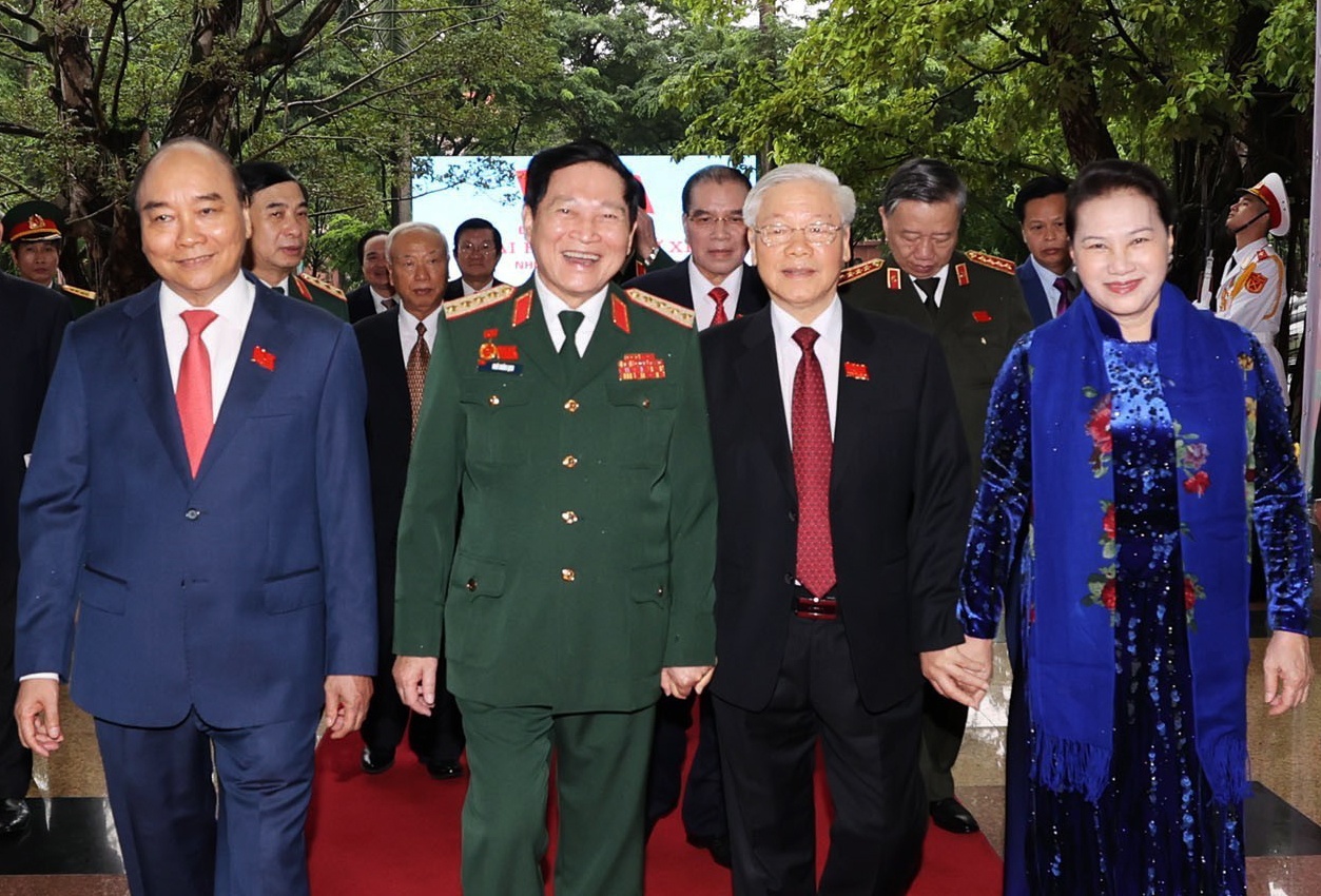 Tong bi thu, Chu tich nuoc du Dai hoi Dang bo Quan doi hinh anh