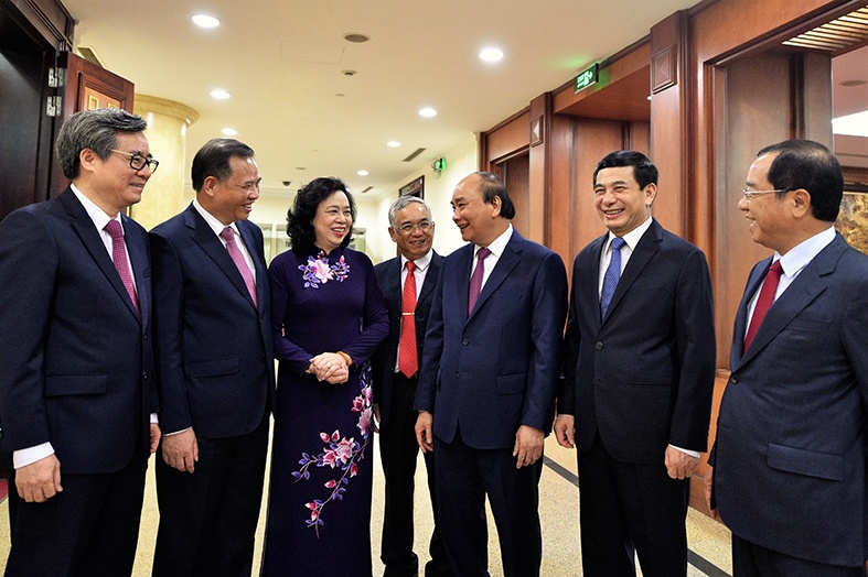 lanh dao Dang,  Nha nuoc du Hoi nghi Trung uong 13 anh 3