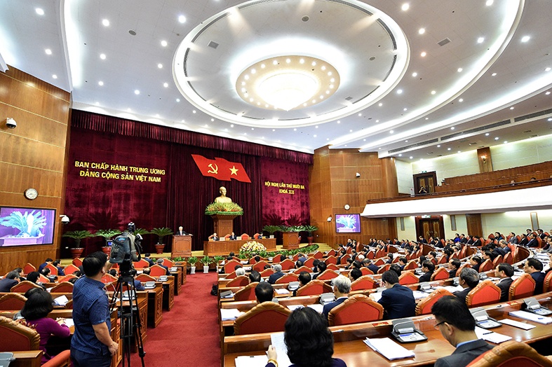 lanh dao Dang,  Nha nuoc du Hoi nghi Trung uong 13 anh 10