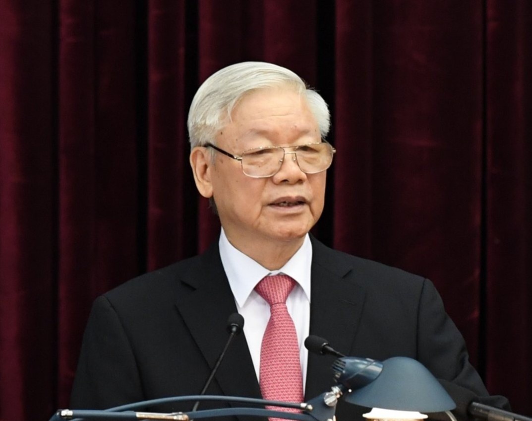 Tong bi thu: 'Kien quyet chong tieu cuc trong cong tac nhan su' hinh anh