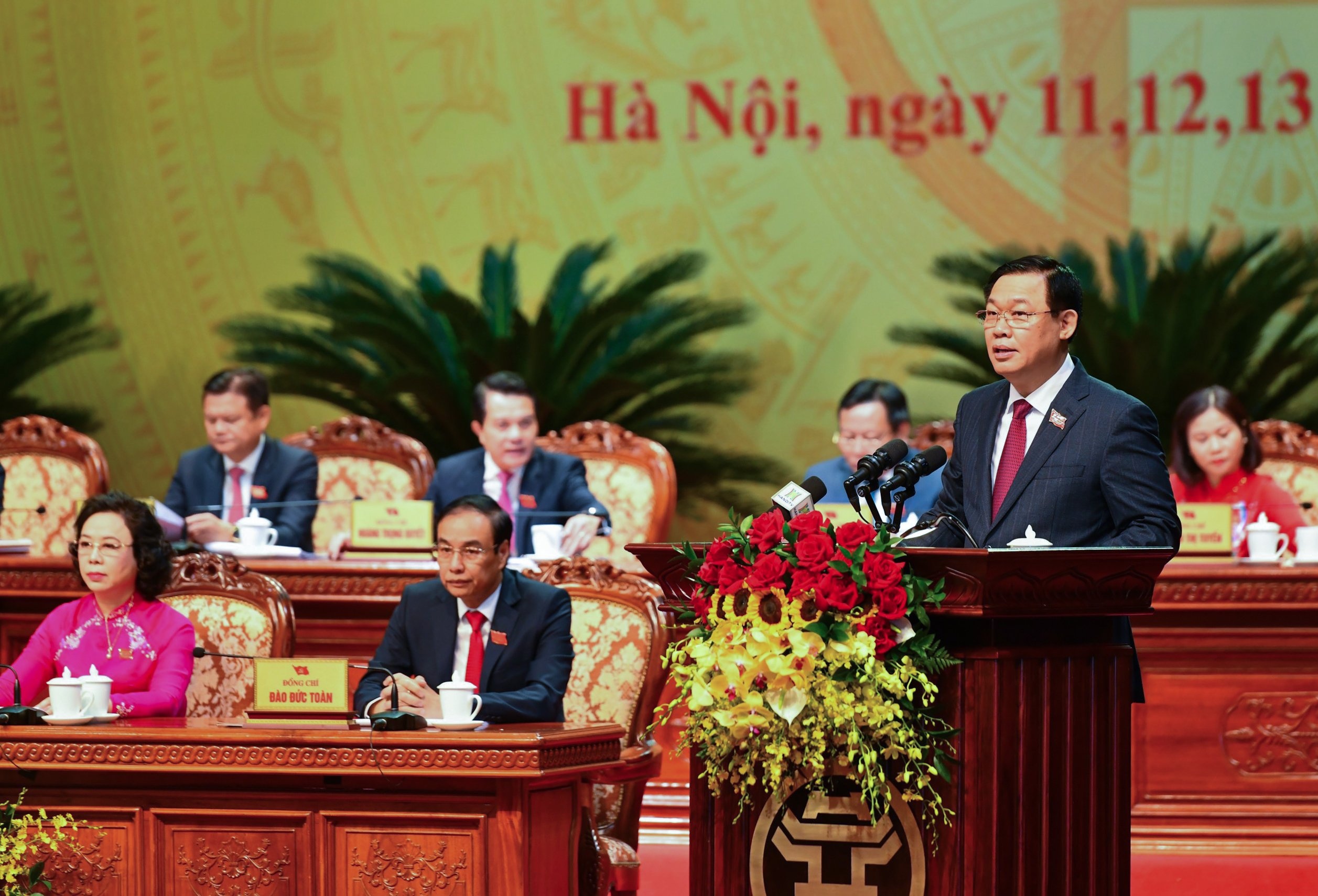 Tong bi thu,  Chu tich nuoc du Dai hoi Dang bo Ha Noi anh 24