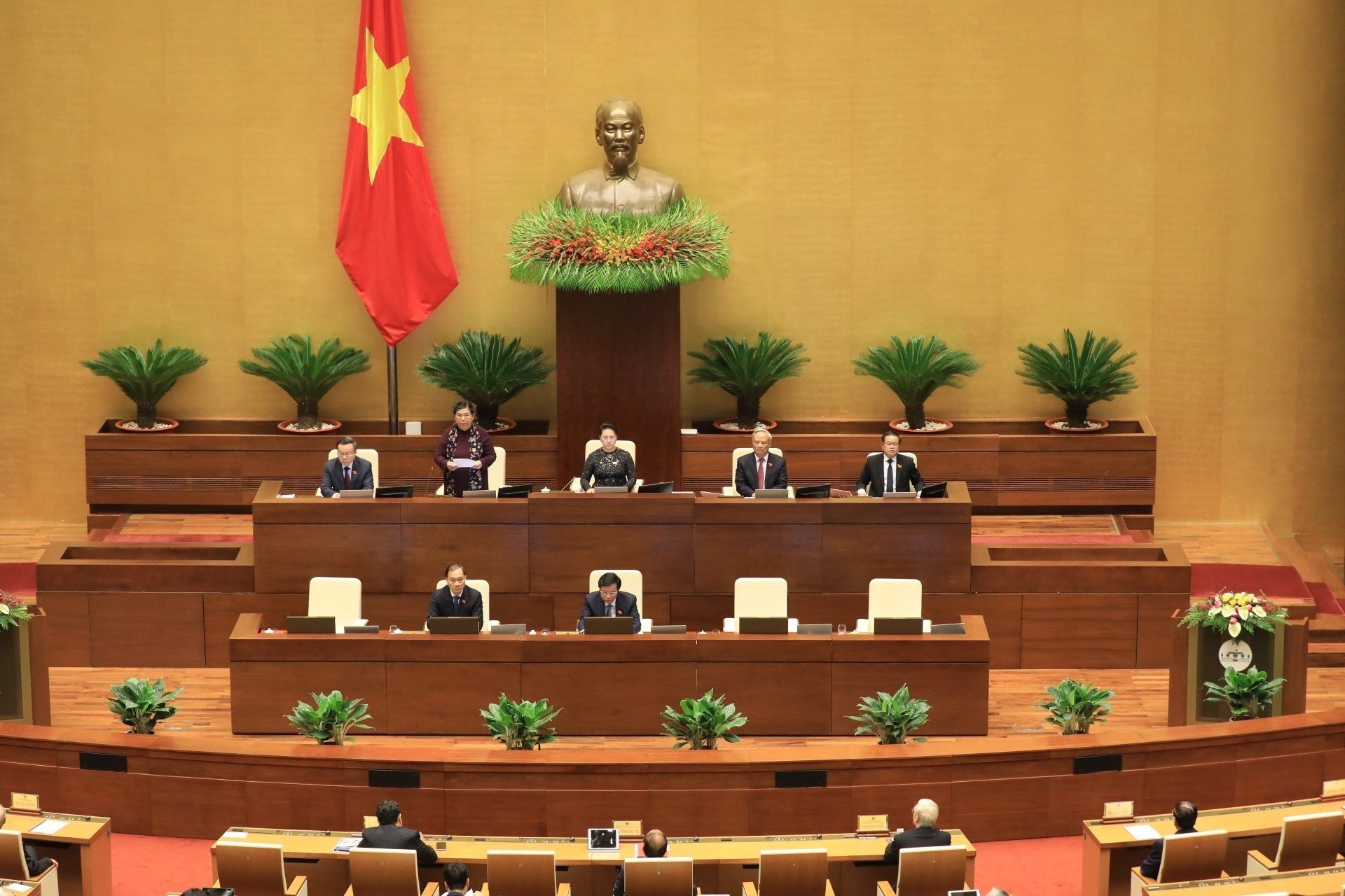 Khai mac ky hop Quoc hoi, gan 500 dai bieu hop truc tuyen hinh anh