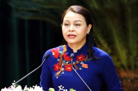 Ba Nguyen Thi Thu Ha tai dac cu chuc Bi thu Ninh Binh hinh anh