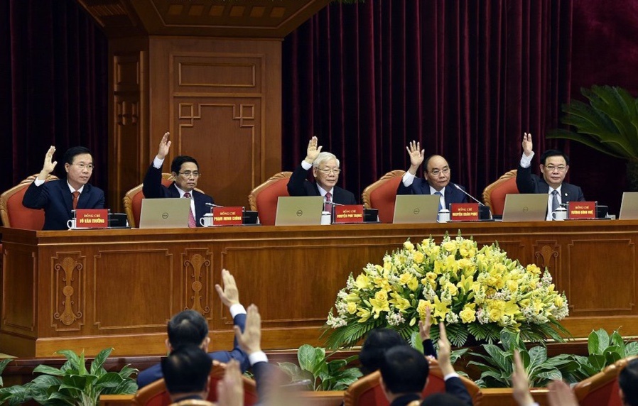 Trung uong thao luan viec kien toan nhan su lanh dao Nha nuoc hinh anh