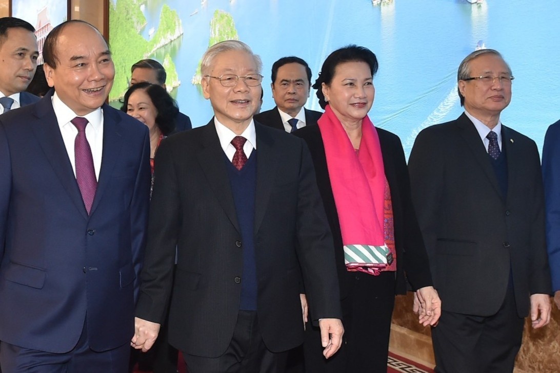 Tong bi thu, Chu tich nuoc du Hoi nghi Chinh phu voi cac dia phuong hinh anh