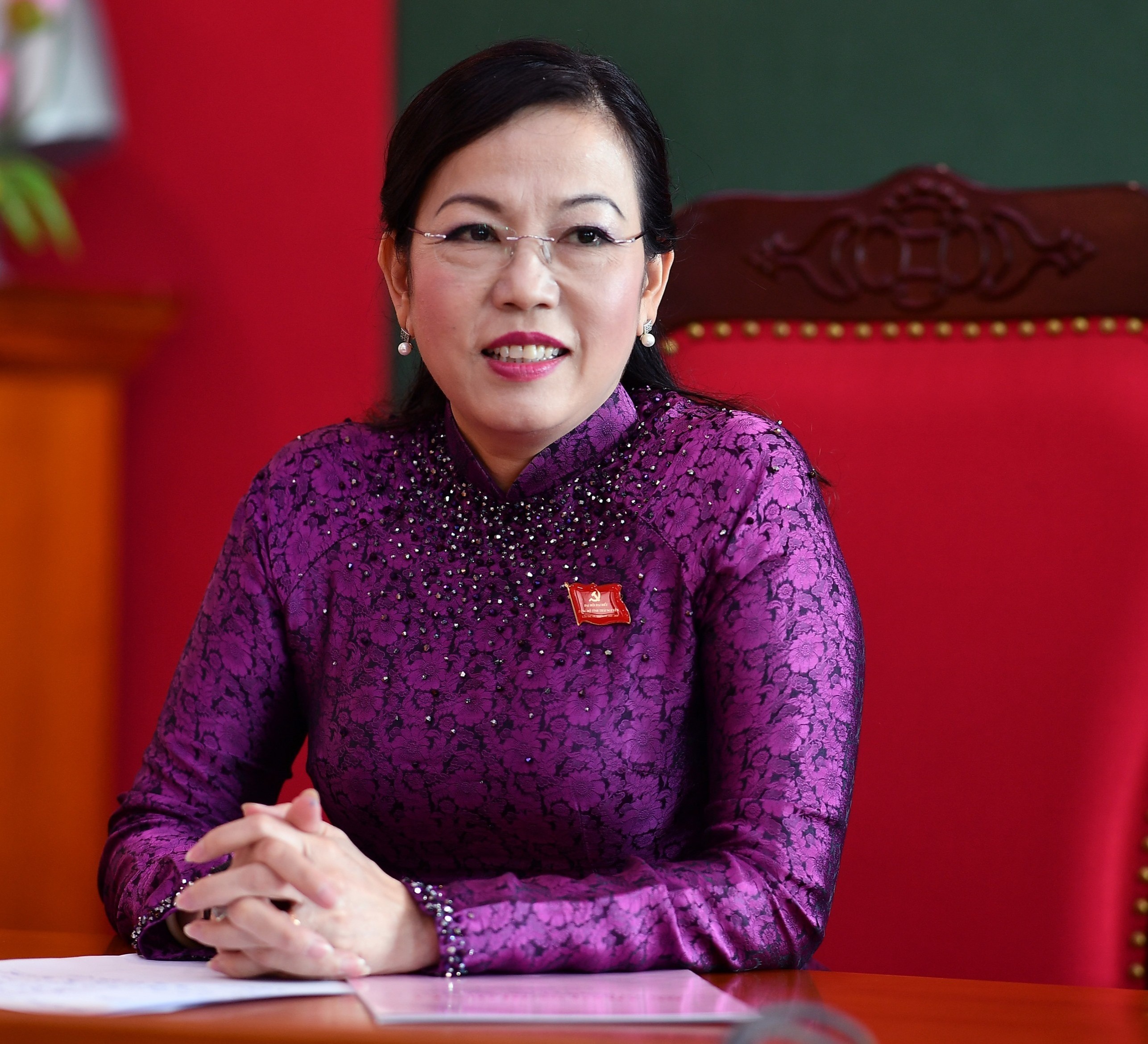 Cac nu lanh dao chia se dinh huong phat trien moi cua dia phuong hinh anh