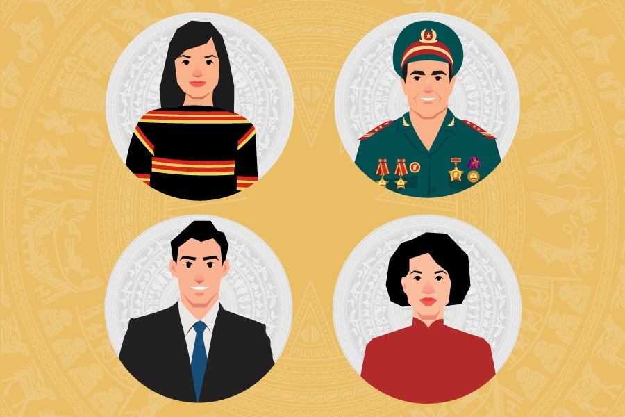 Co cau dai bieu tham du Dai hoi XIII cua Dang hinh anh