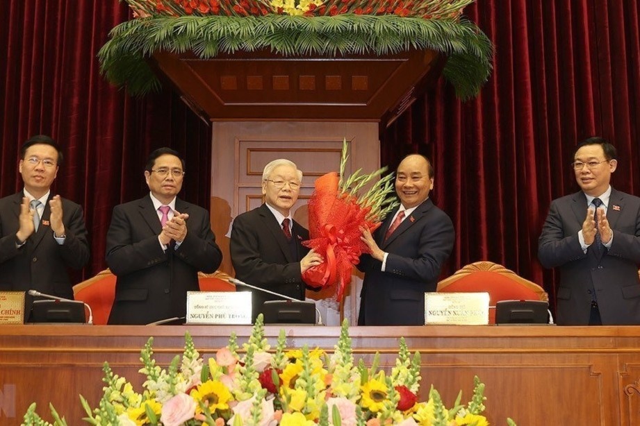 Ong Nguyen Phu Trong tai dac cu Tong bi thu hinh anh