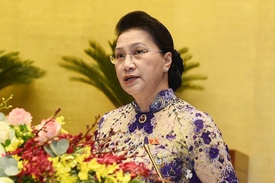 Trinh mien nhiem Chu tich Quoc hoi hinh anh