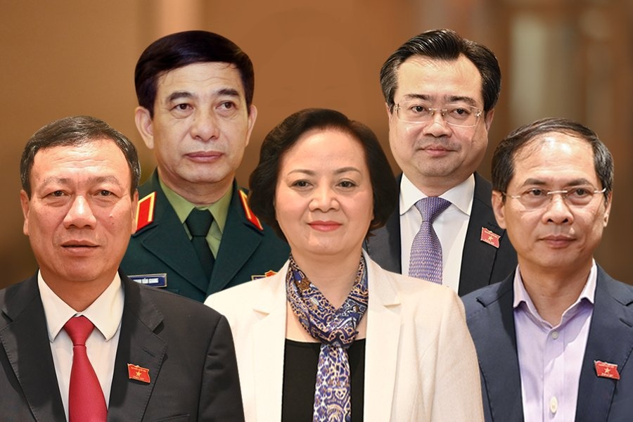 Chan dung 12 bo truong, truong nganh moi cua Chinh phu hinh anh