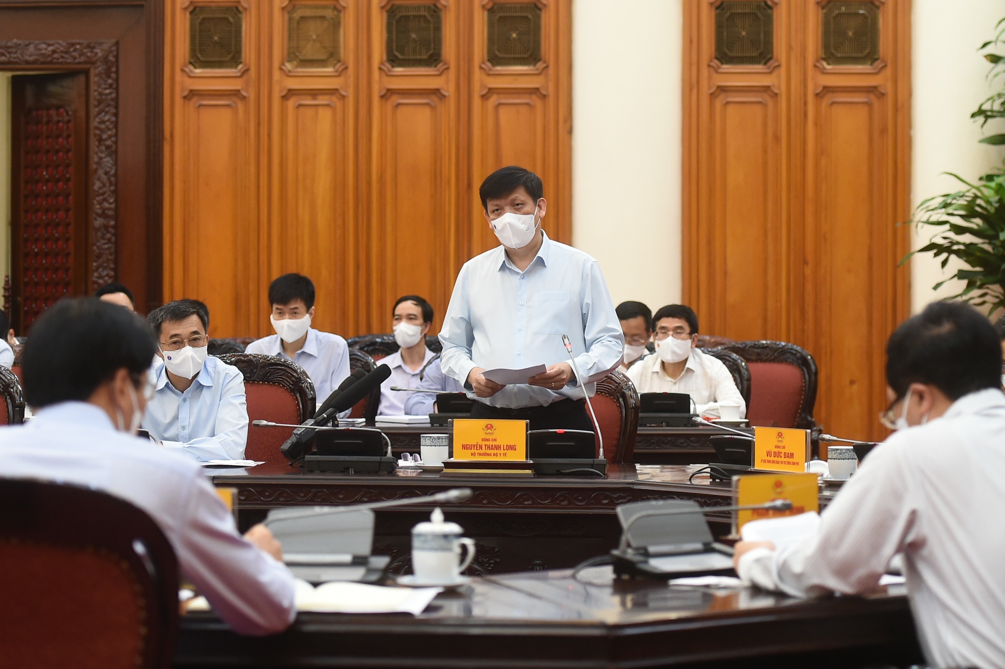 Bo truong Y te bao cao Thu tuong tinh hinh dich anh 1