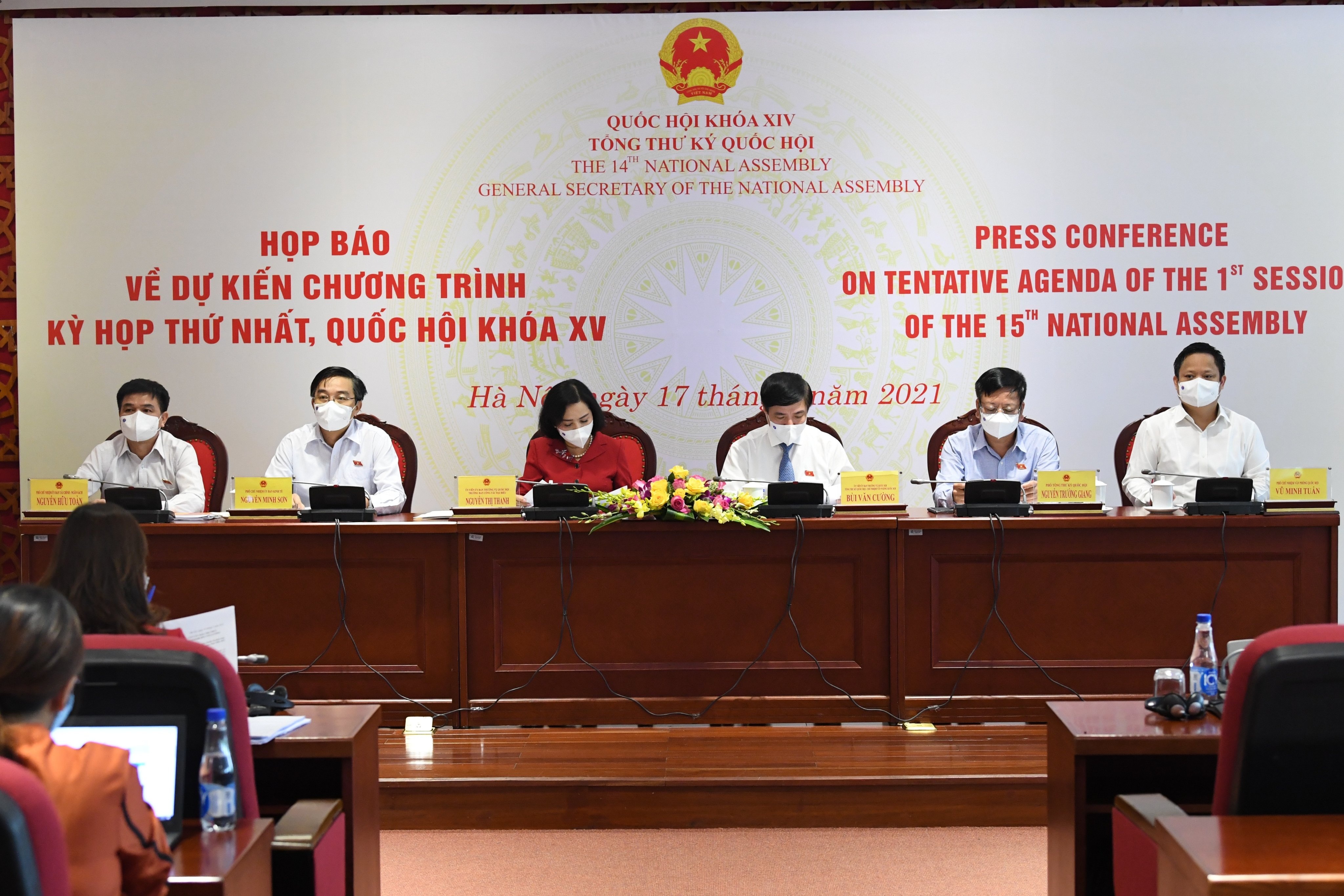 hop bao truoc ky hop thu nhat Quoc hoi khoa XV anh 2