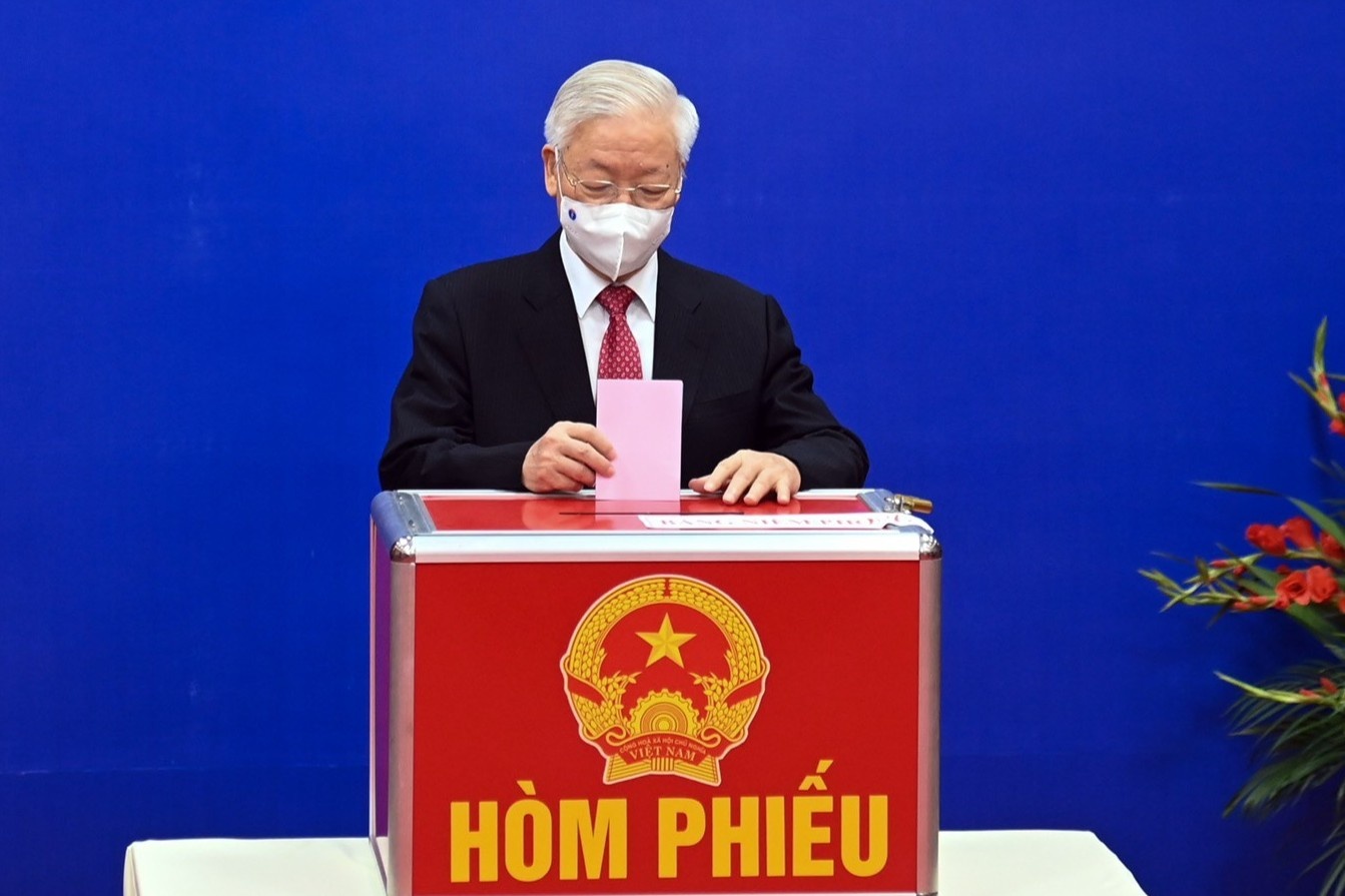 Tong bi thu: Mong ba con di bau dong du, chon lua dai bieu xung dang hinh anh