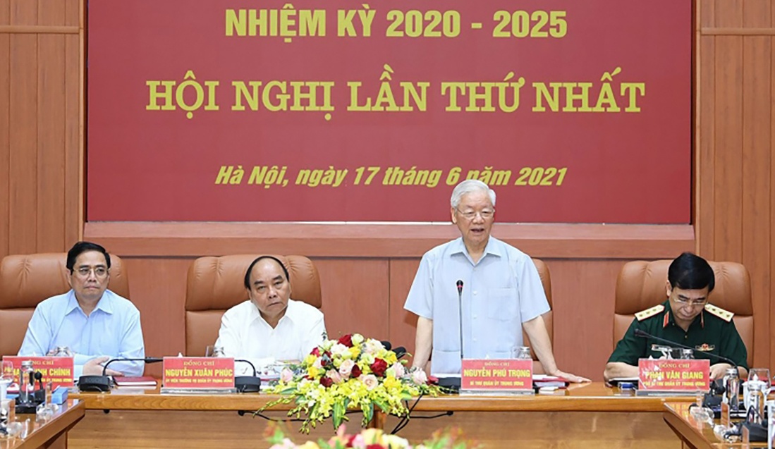 Ba lanh dao chu chot tham gia Quan uy Trung uong hinh anh