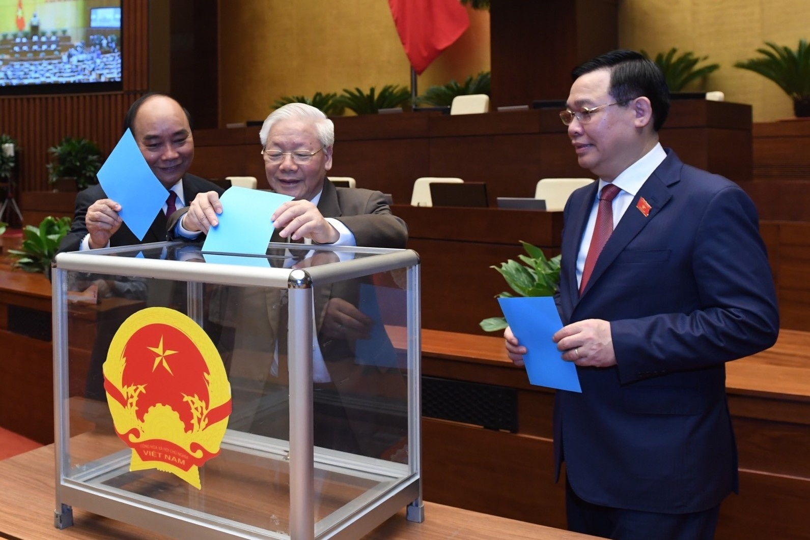 Sap bau Chu tich nuoc, Thu tuong, Chu tich Quoc hoi hinh anh