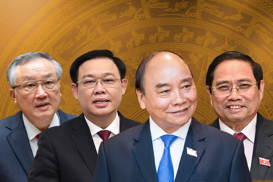 Cam ket cua 4 lanh dao cap cao vua duoc Quoc hoi bau hinh anh