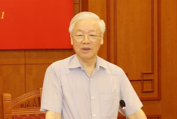 Tong bi thu: Chong tham nhung phai gan lien voi chong tieu cuc hinh anh