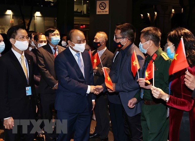 Chu tich nuoc len duong sang My anh 1