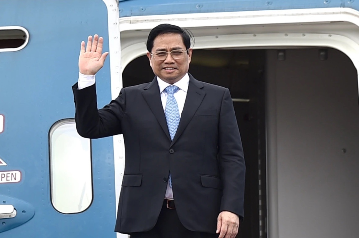 Thu tuong Pham Minh Chinh len duong tham chinh thuc Nhat Ban hinh anh