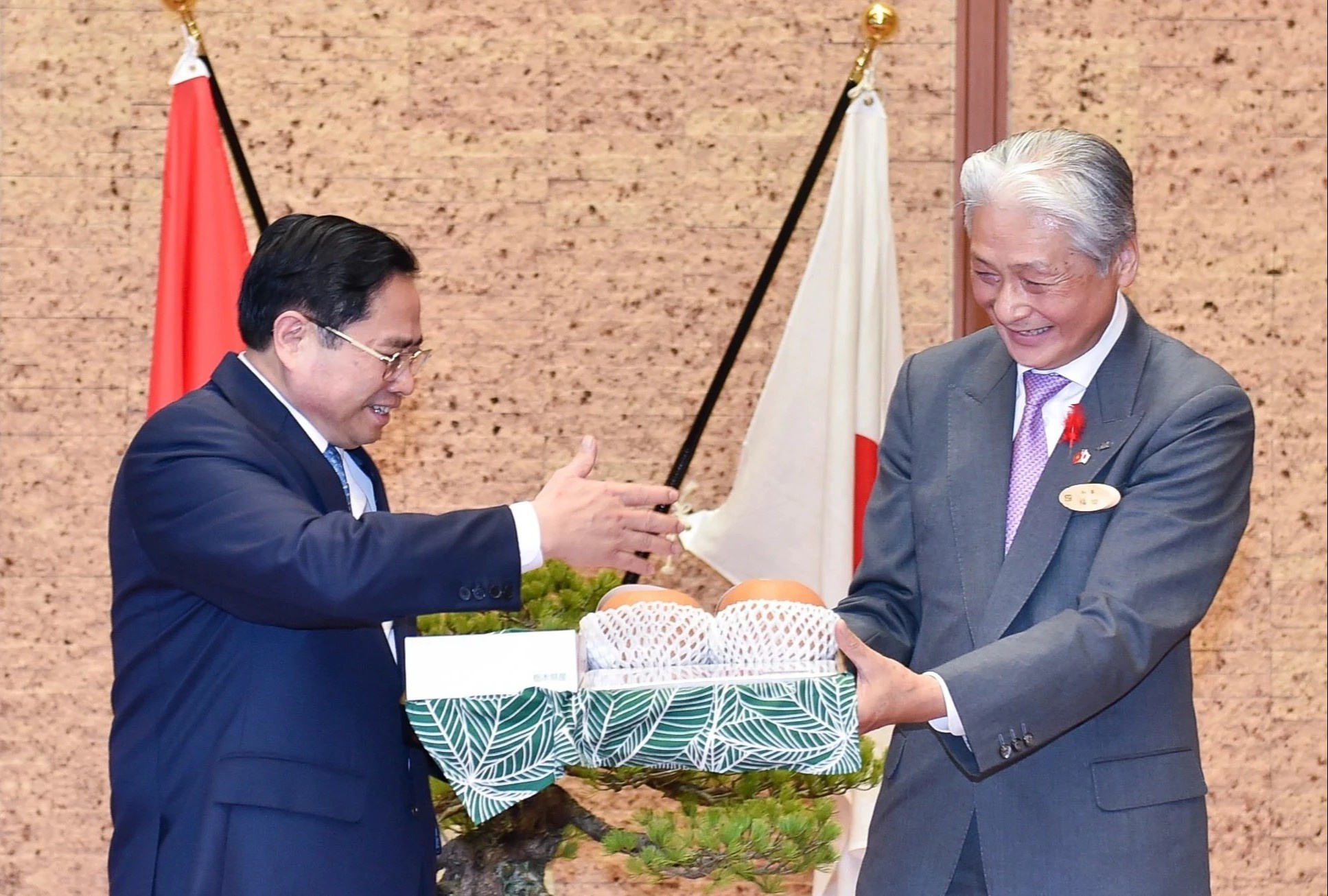 Thu tuong Pham Minh Chinh  loi bao chi Nhat Ban anh 2