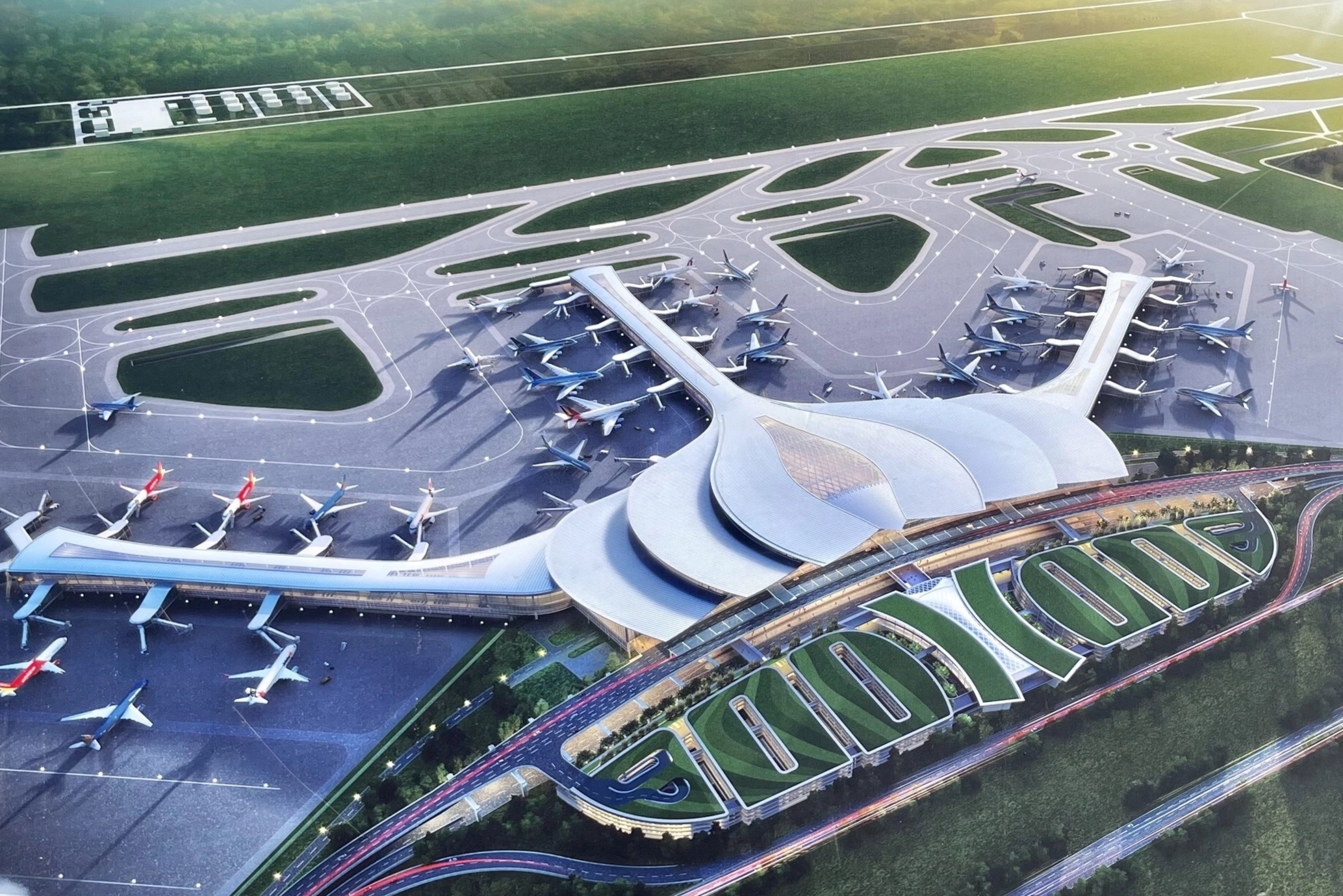 Day nhanh tien do, van hanh thu san bay Long Thanh vao dau 2025 hinh anh