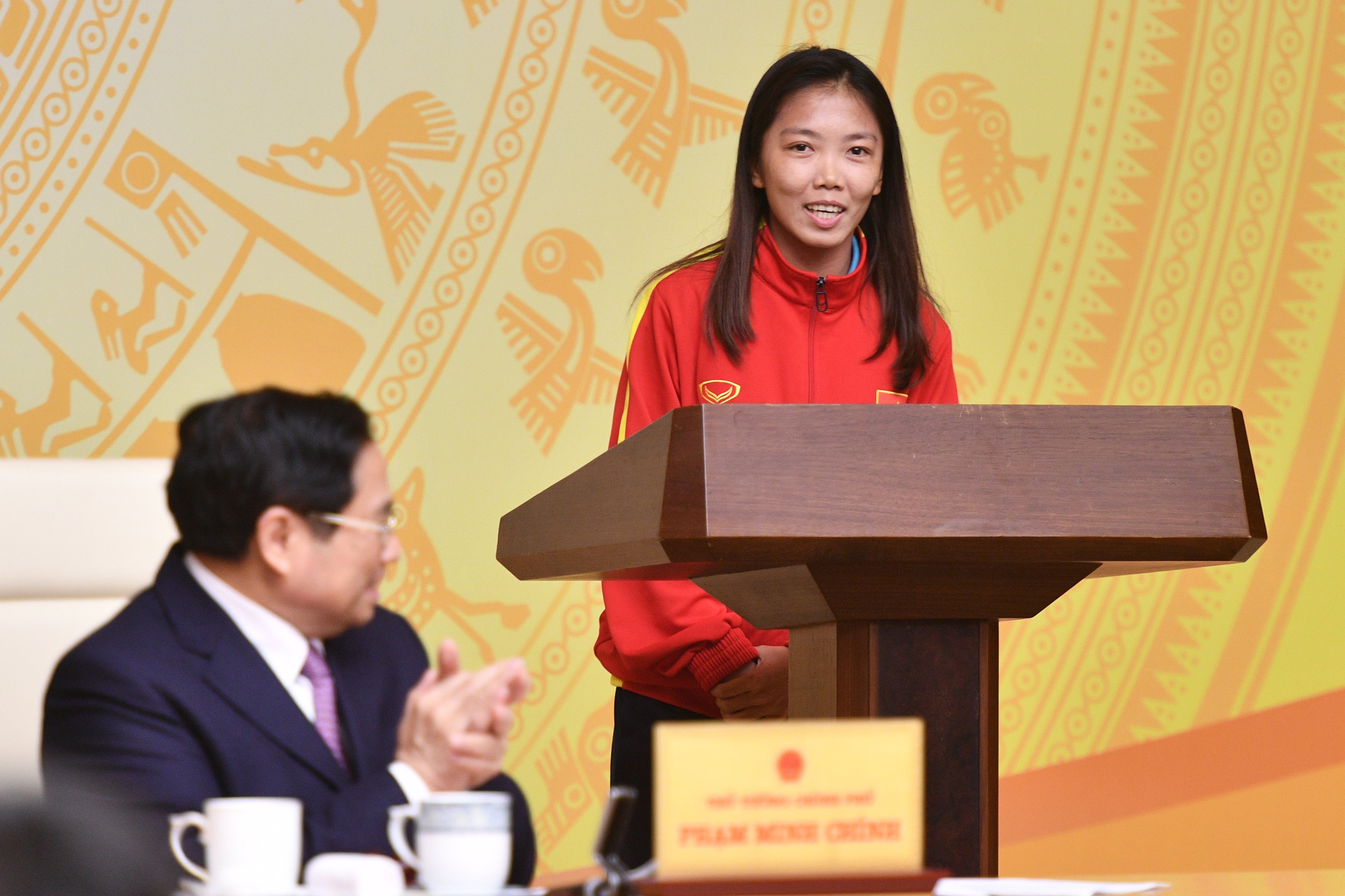 Tuyen nu Viet Nam nhan hon 10 ty tien thuong trong cuoc gap Thu tuong anh 10