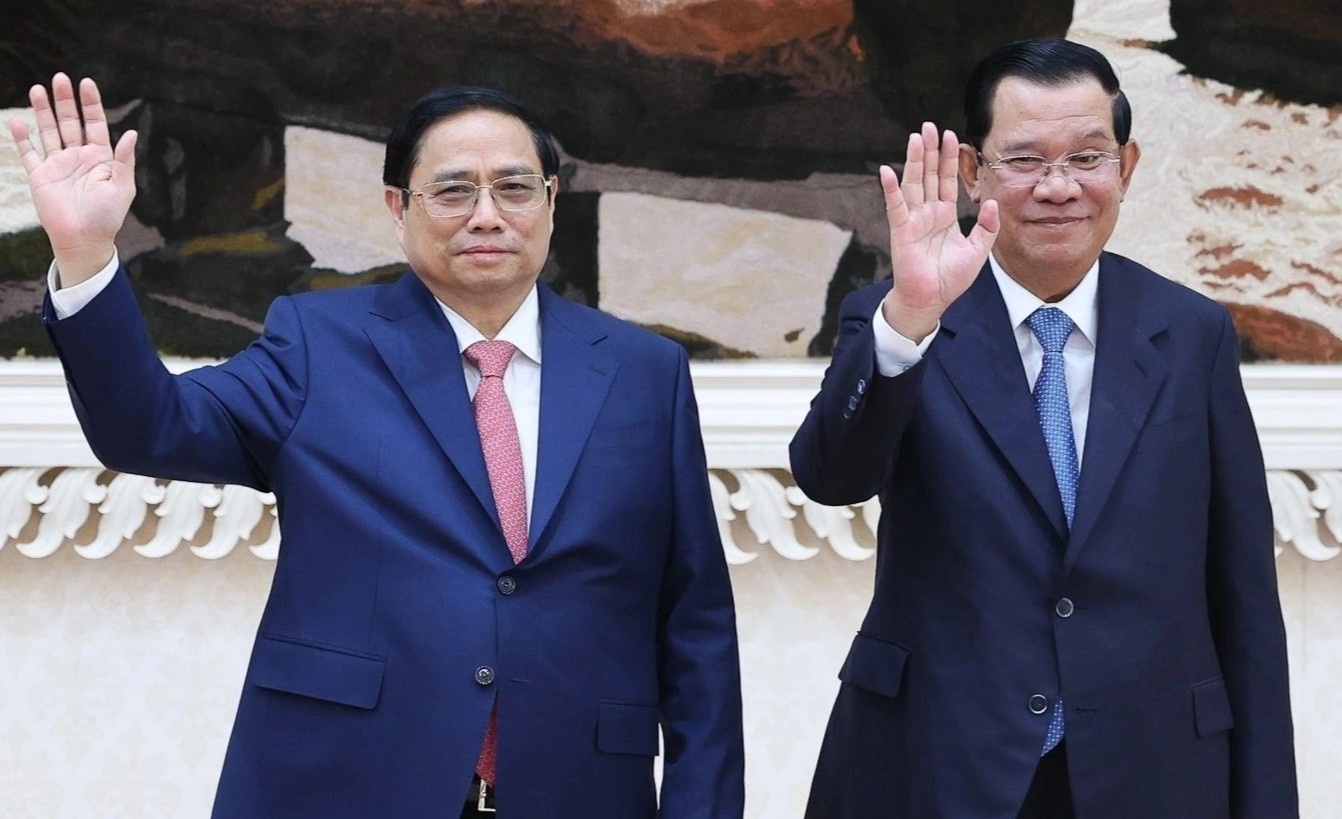 Thu tuong Pham Minh Chinh tham chinh thuc Campuchia hinh anh
