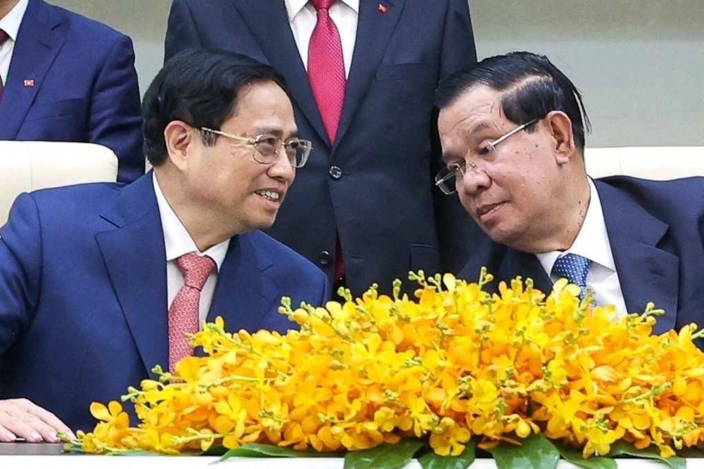 Viet Nam - Campuchia tang cuong hop tac kinh te, quoc phong va an ninh hinh anh