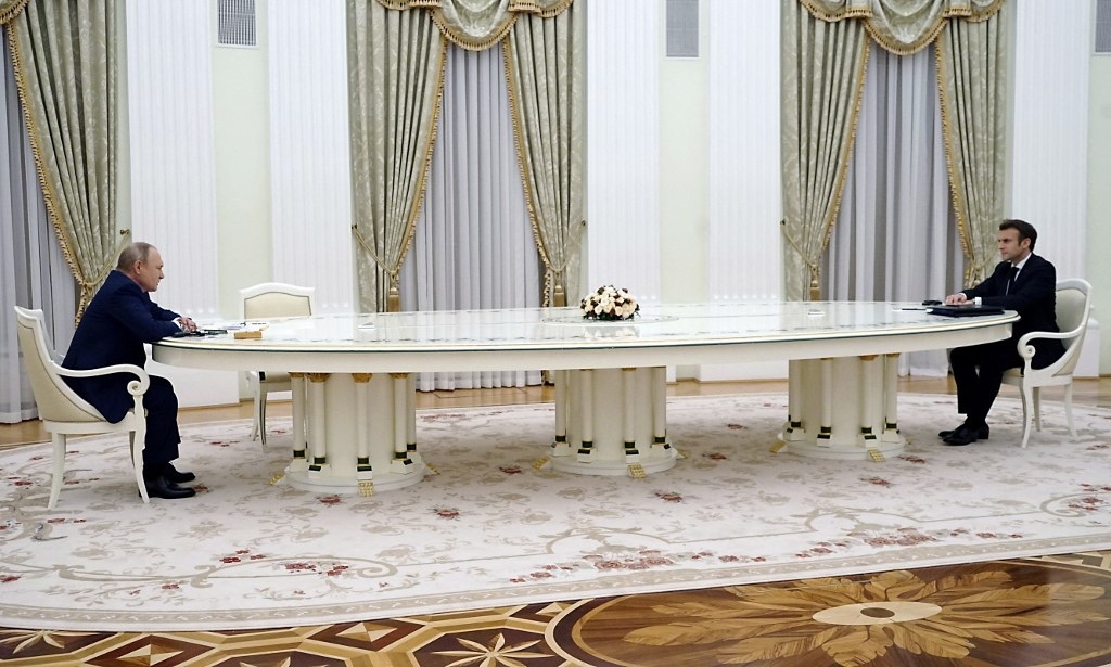 Ong Putin va ong Macron dien dam ve Ukraine anh 1