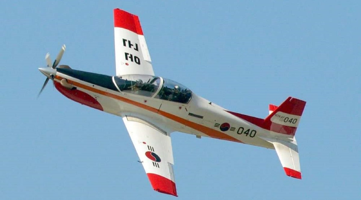 May bay Han Quoc va cham nhau anh 1