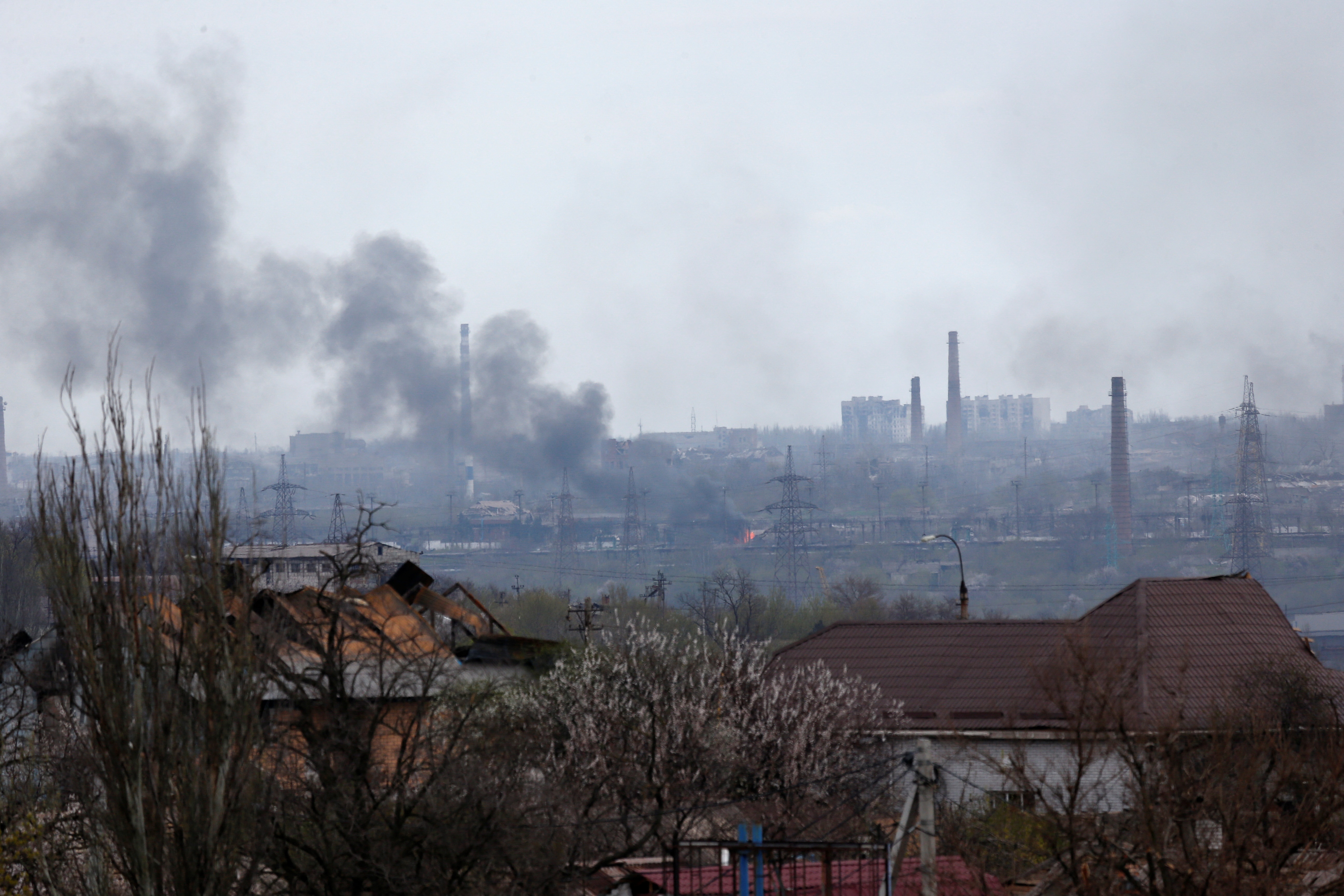 Nha may thep Azovstal o Mariupol anh 3