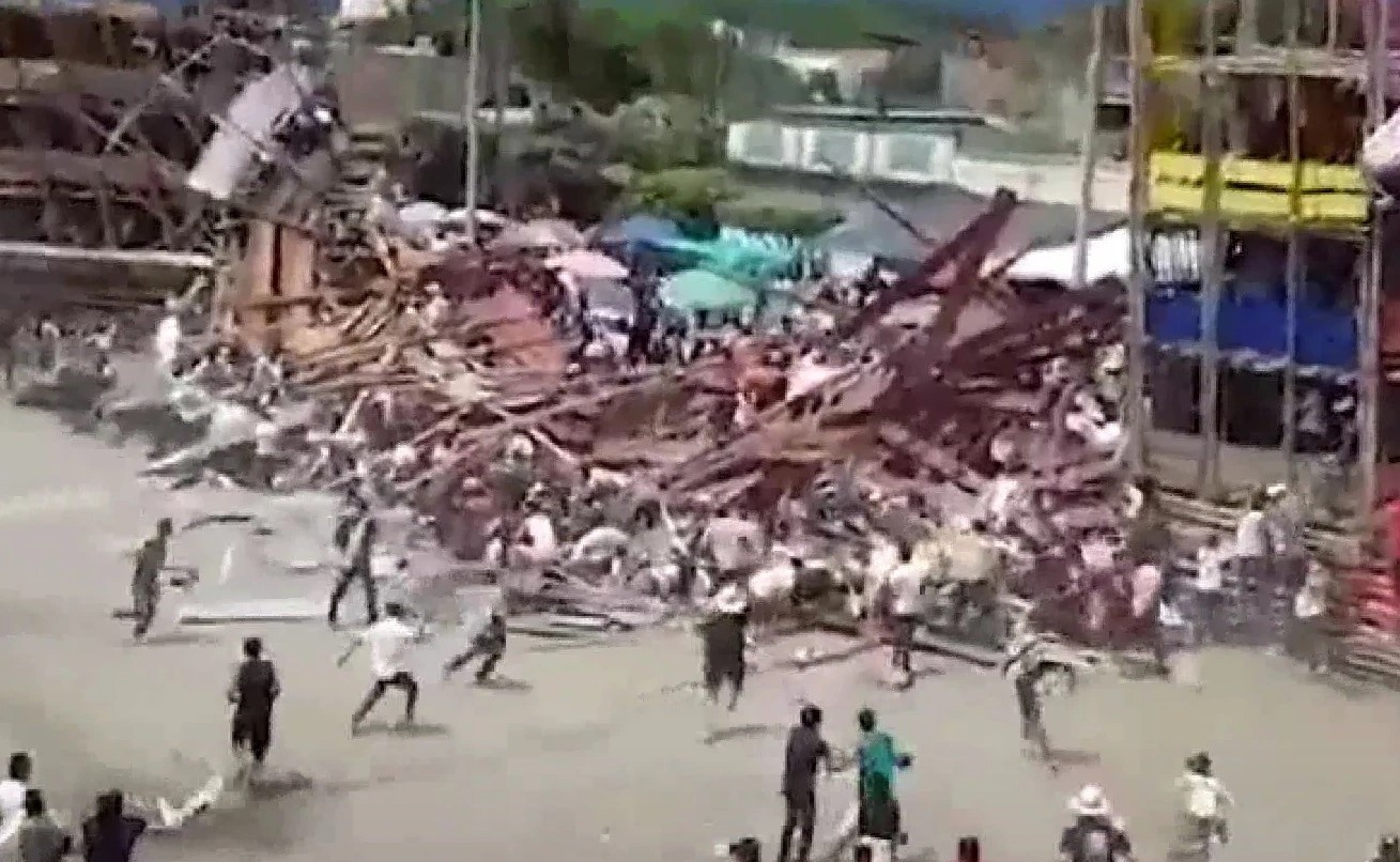 Tai nan tham khoc tai truong dau bo tot Colombia hinh anh