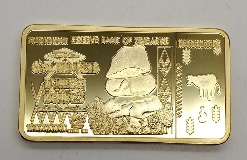 Zimbabwe phat hanh dong tien vang hinh anh