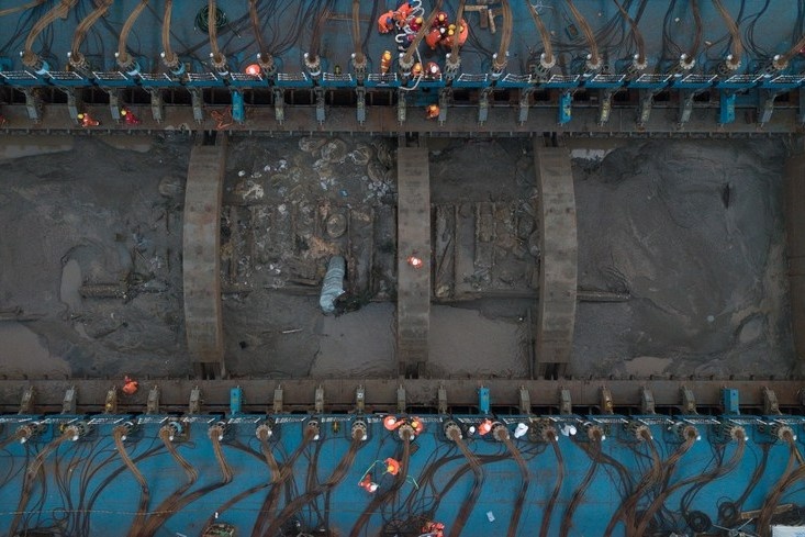 Trung Quoc truc vot xac tau tu thoi Hoang de Dong Tri hinh anh