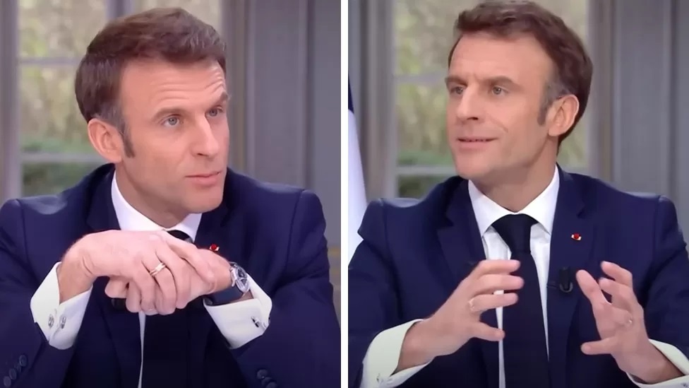 Dong ho hang sang cua ong Macron tro thanh tam diem chu y hinh anh