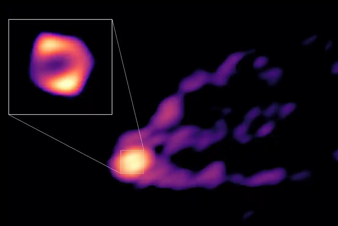 Lan dau chup duoc anh tia nang luong tu lo den hinh anh