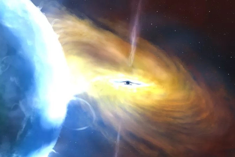 Phat hien vu no vu tru lon chua tung thay hinh anh