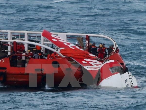 Indonesia tien hanh truc vot phan than may bay QZ8501 hinh anh