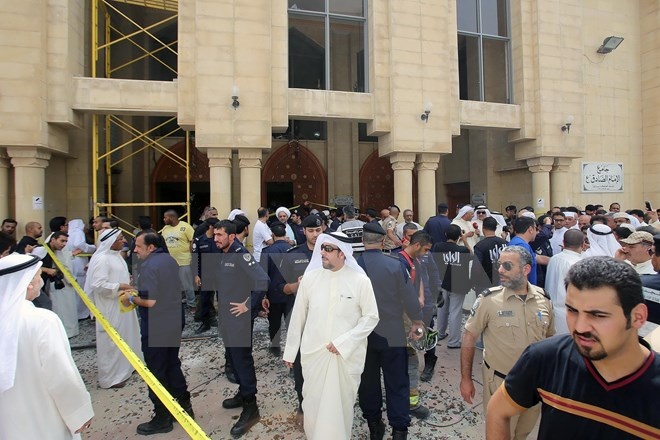 Kuwait xac dinh danh tinh ke tan cong nha tho Hoi giao hinh anh